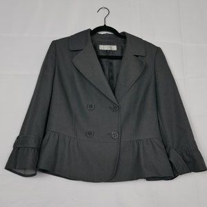 Grey Elie Tahari Blazer Size 12